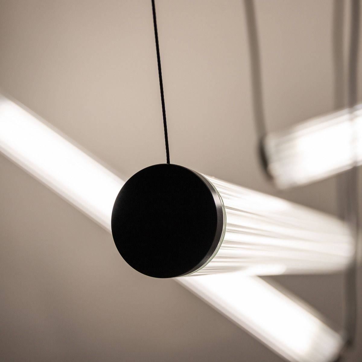 Lampa wisząca COMO 1238 oprawa w kolorze szczotkowanego tytanu + pilot - Zuma Line - obrazek 11