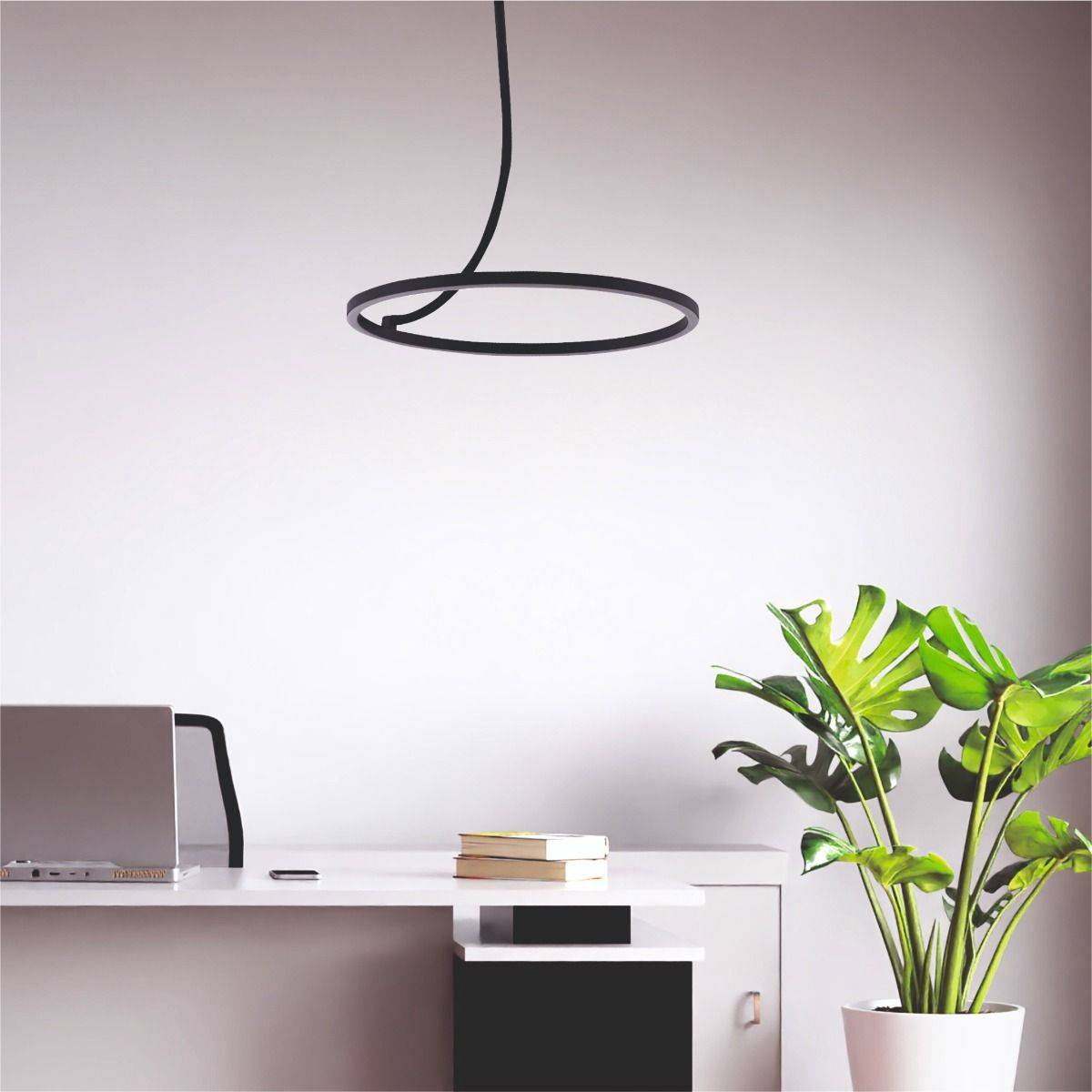 Lampa wisząca CORIT E82907-01 oprawa w kolorze czarnym - Zuma Line - obrazek 2
