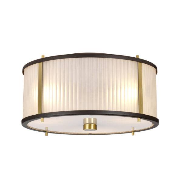 Lampa wisząca CORONA DL-CORONA-3P-BAB oprawa w kolorze starego brązu i mosiądzu - Elstead Lighting - obrazek 5