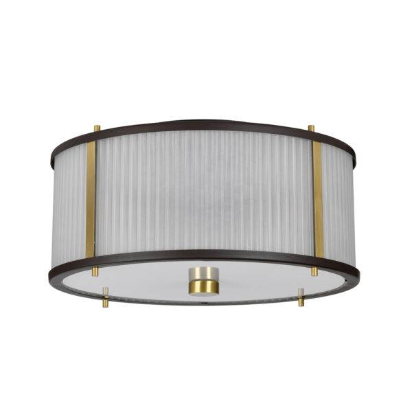 Lampa wisząca CORONA DL-CORONA-3P-BAB oprawa w kolorze starego brązu i mosiądzu - Elstead Lighting - obrazek 6