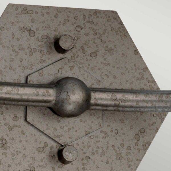 Kinkiet CROWN CROWN2 oprawa w kolorze rdzawego żelaza - Elstead Lighting - obrazek 2