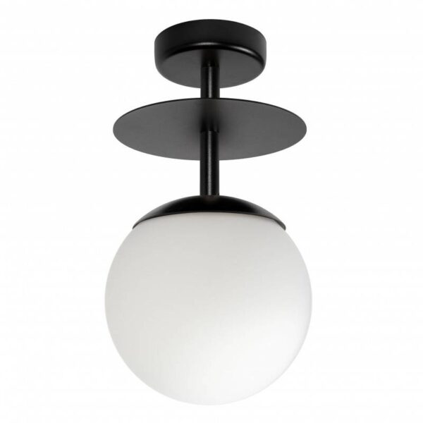 Lampa przysufitowa, plafon PLAAT B PLB12003 nowoczesna czarna lampa - UMMO