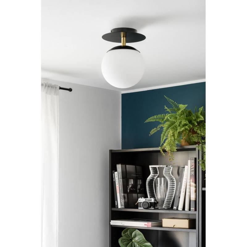 Lampa ścienna, kinkiet PLAAT C PLC12300 nowoczesna czarna lampa biała - UMMO - obrazek 2