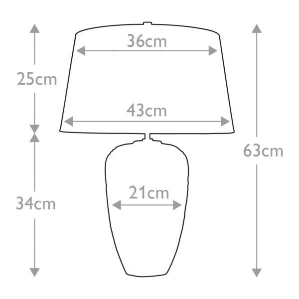 Lampa stołowa DEMETER DEMETER-TL oprawa w kolorze polerowanego złota z abażurem w kolorze brązowo-zielonym - Elstead Lighting - obrazek 2