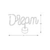 Lampa dekoracyjna neon DREAM FM-JNL33 oprawa w kolorze fioletowym - Zuma Line - obrazek 3