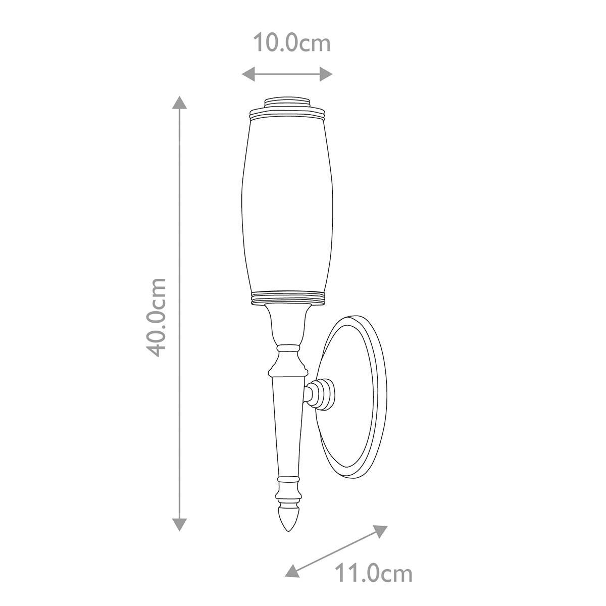Kinkiet DRYDEN BATH-DRYDEN5-PC oprawa w kolorze chromu - Elstead Lighting - obrazek 4