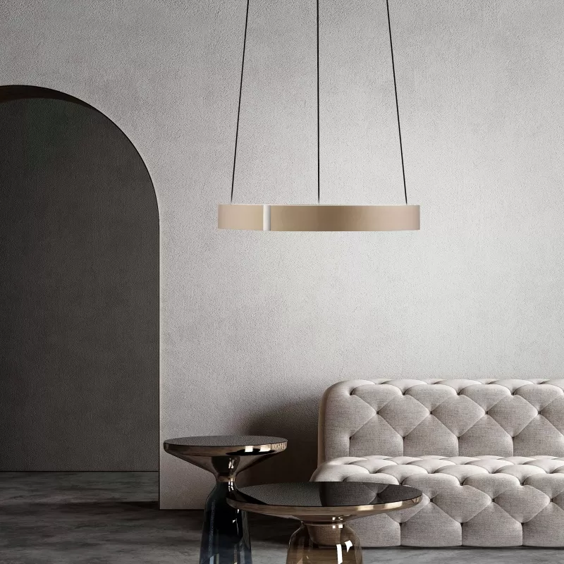 Lampa wisząca PURE E-CLIPSE 2560-97 oprawa w kolorze brązowym + pilot - Paul Neuhause - obrazek 4