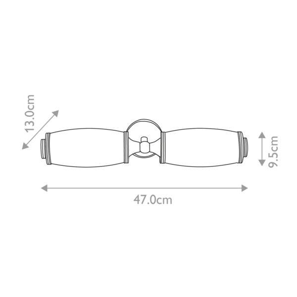 Kinkiet ELIOT BATH-ELIOT2-PC oprawa w kolorze chromu - Elstead Lighting - obrazek 4