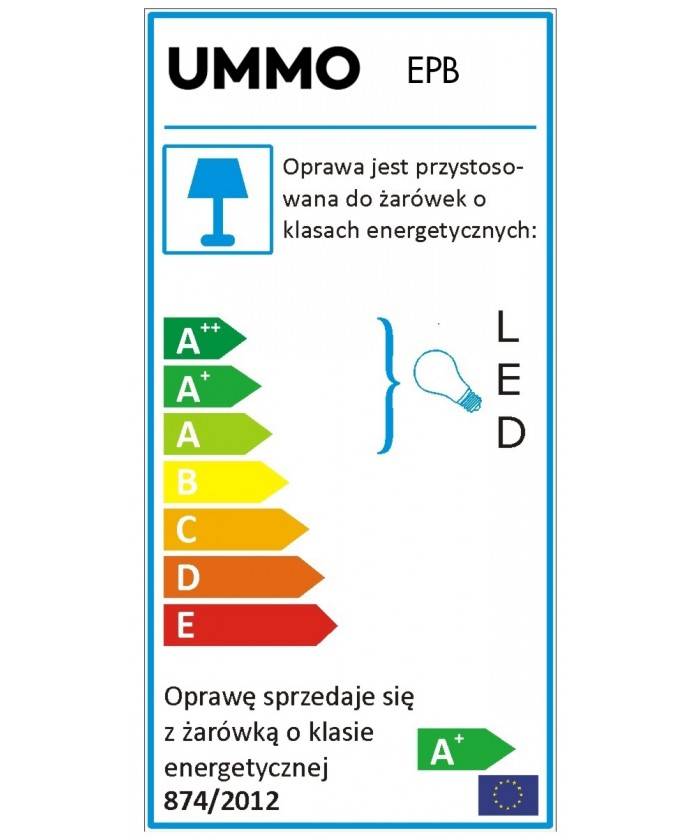Lampa wisząca okrągła szklana EPLI B EPB122P0 lampa sufitowa w stylu klasycznym - UMMO - obrazek 7