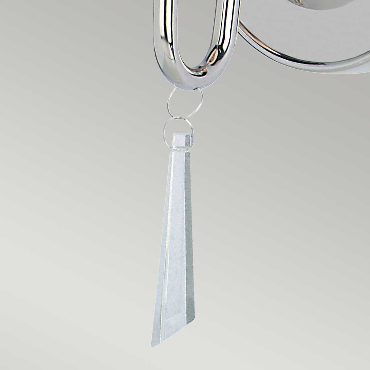 Kinkiet FINSBURY PARK FP1-POL-NICKEL oprawa w kolorze polerowanego niklu - Elstead Lighting - obrazek 4