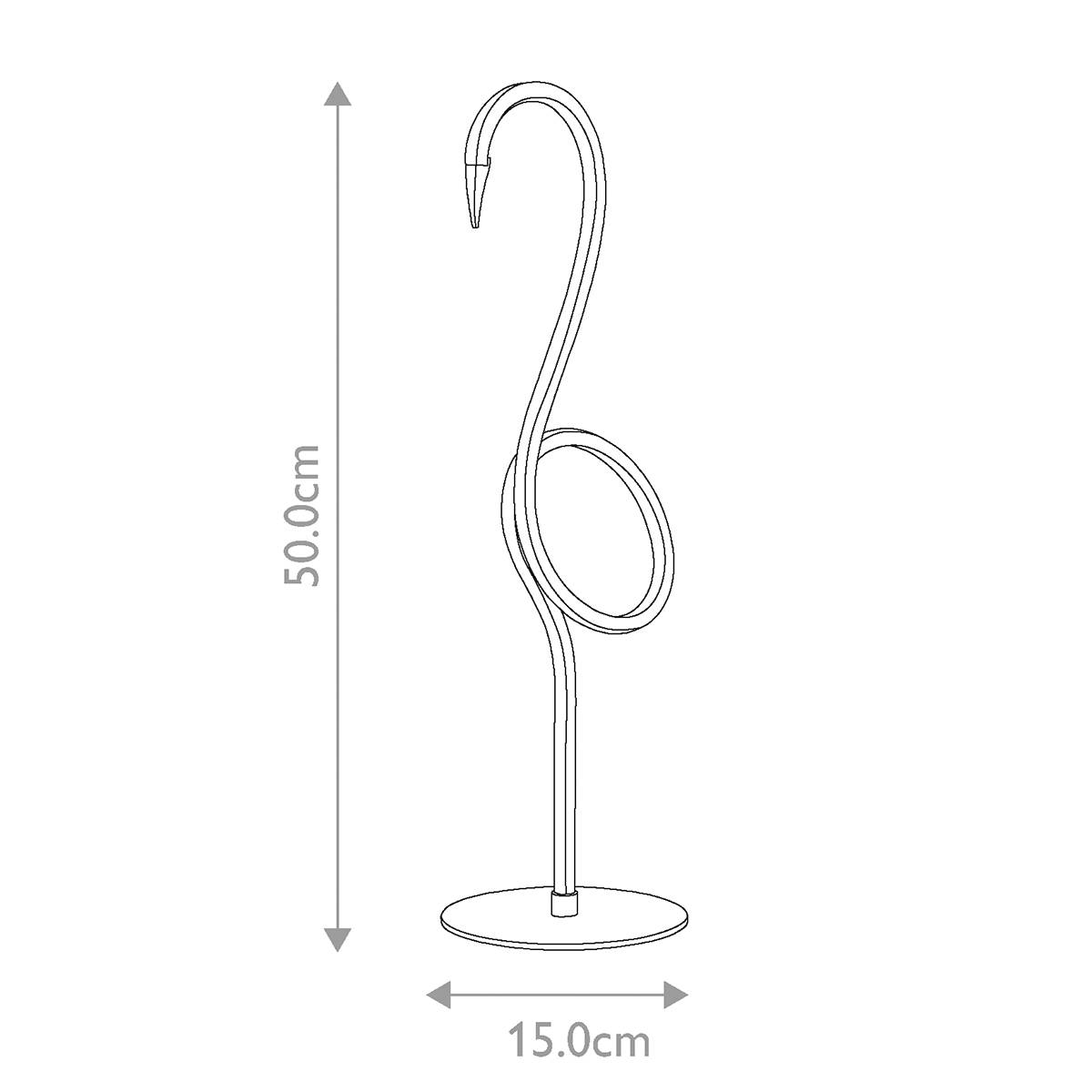 Lampa stołowa FLAMINGO FLAMINGO-TL-BLK oprawa w kolorze czarnym - Elstead Lighting - obrazek 8