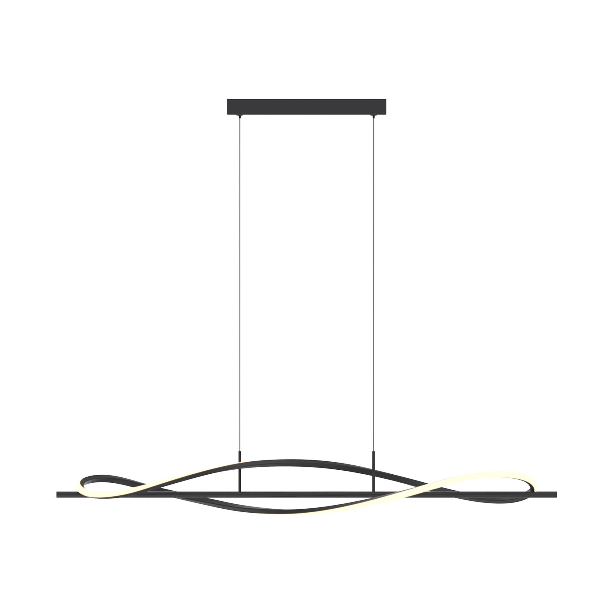 Lampa wisząca DOMENICO MD3544-1-3BT oprawa w kolorze czarnym - Zuma Line