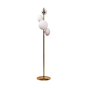 Lampa podłogowa OMI 1177 oprawa w kolorze złotym - Zuma Line