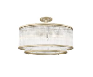 Lampa sufitowa SERGIO C0528-06H-V6AC oprawa w kolorze złotym - Zuma Line