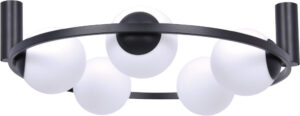 Lampa sufitowa ORBIT 5 CEILING LAMP 5009 oprawa w kolorze czarnym - Zuma Line