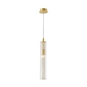 Lampa wisząca ARIA 1220 oprawa w kolorze szczotkowanego mosiądzu - Zuma Line