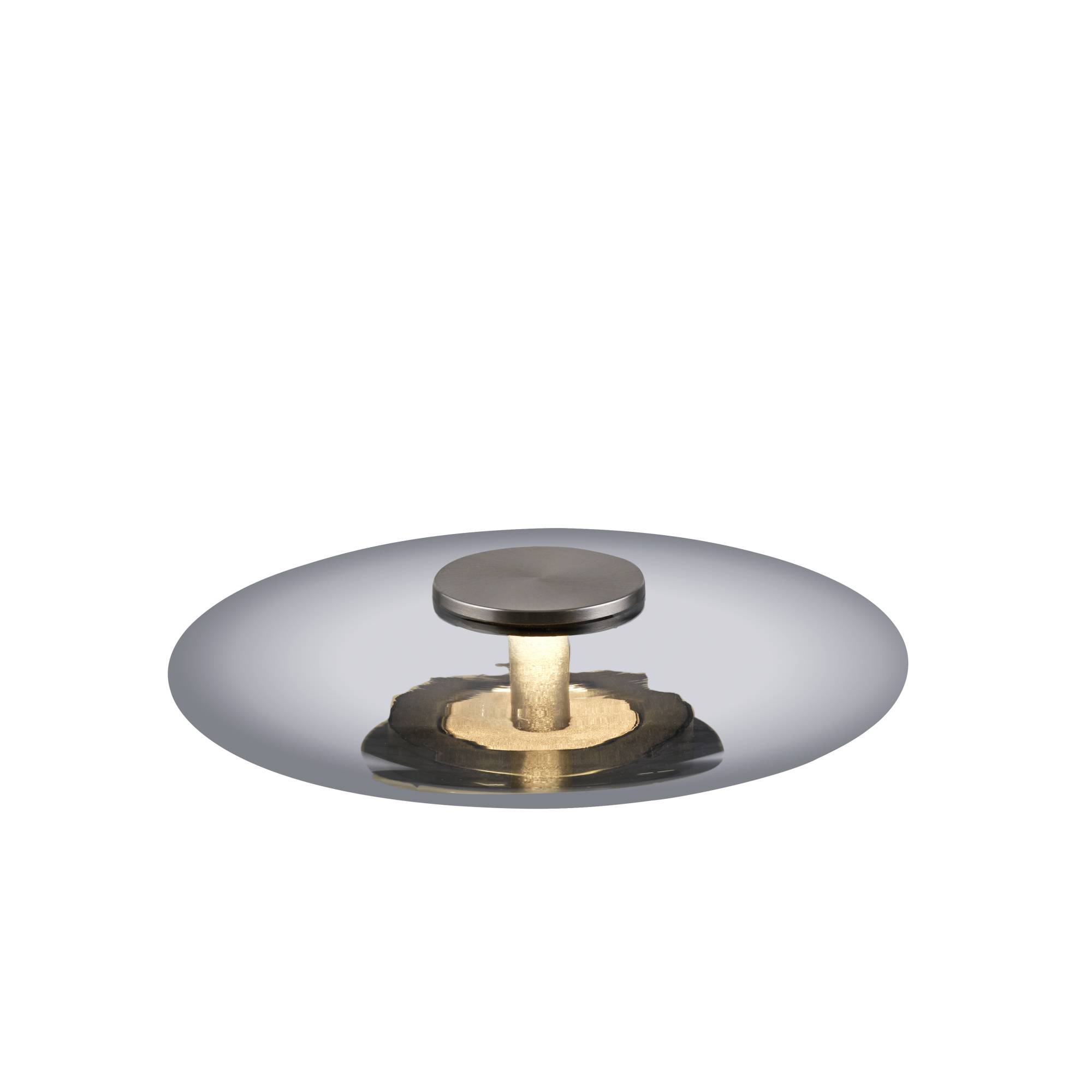 Lampa stołowa PURE VITRUM 4080-15 oprawa w kolorze szarym z dymionym kloszem - Paul Neuhause