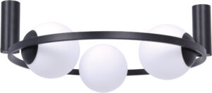 Lampa sufitowa ORBIT 3 CEILING LAMP 5008 oprawa w kolorze czarnym - Zuma Line