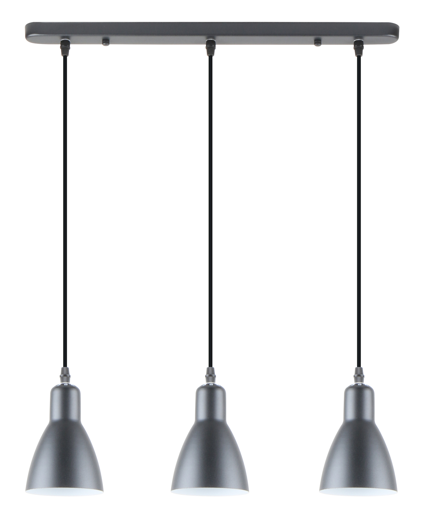 Lampa wisząca MORA A8102-3A oprawa w kolorze czarnym - Zuma Line