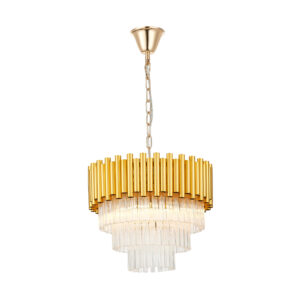 Lampa wisząca PRIMA 20149PM oprawa w kolorze złotym - Zuma Line