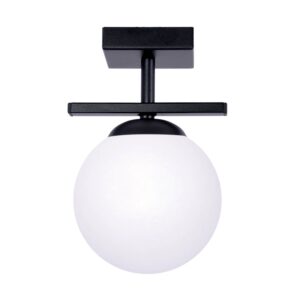 1210 GLOBE LAMPA SUFITOWA CZARNY - Zuma Line