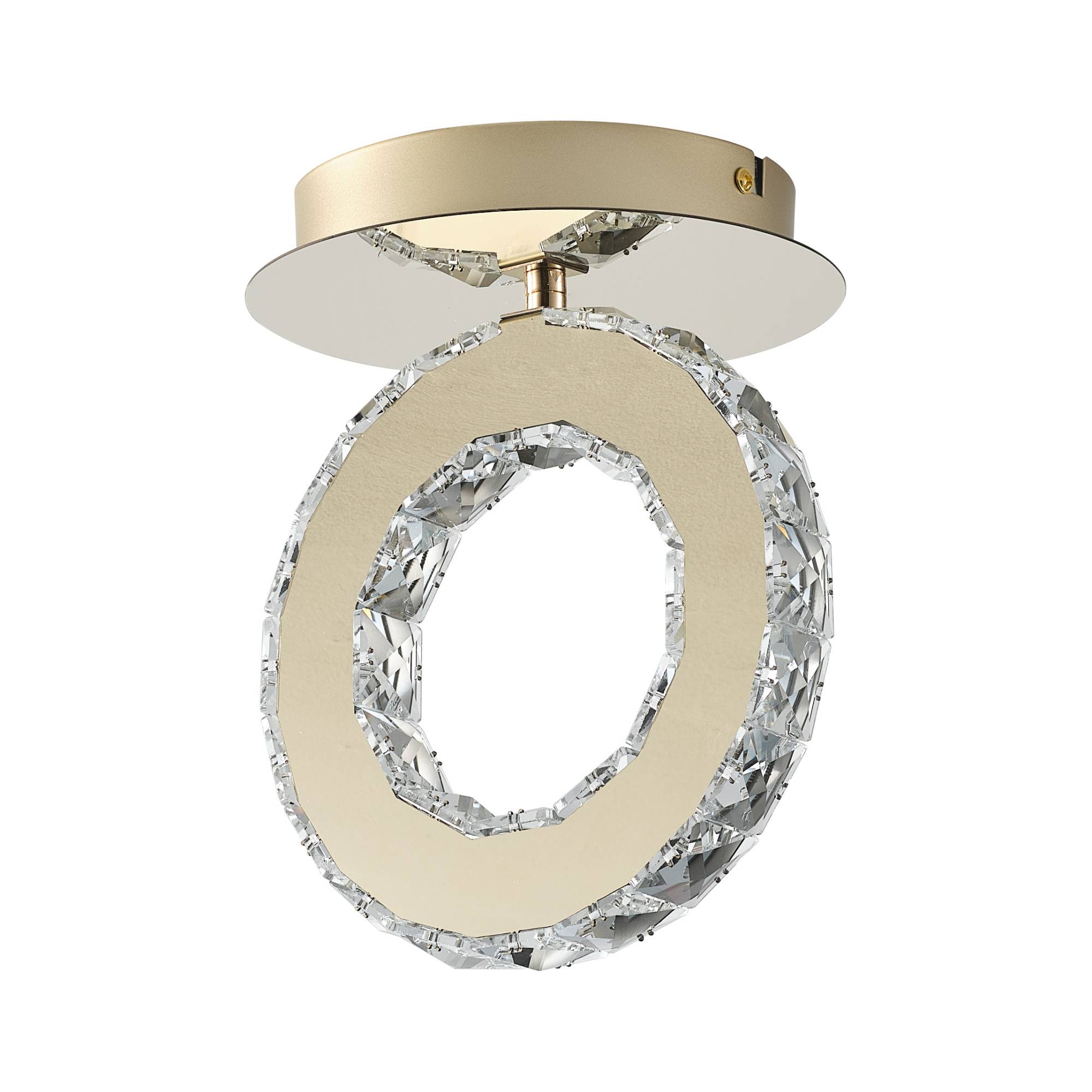 Lampa sufitowa GIRONA MX3713-1-3GT oprawa w kolorze złotym - Zuma Line