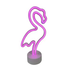 Lampa dekoracyjna neon FLAMINGO FM-NB23 oprawa w kolorze różowym - Zuma Line