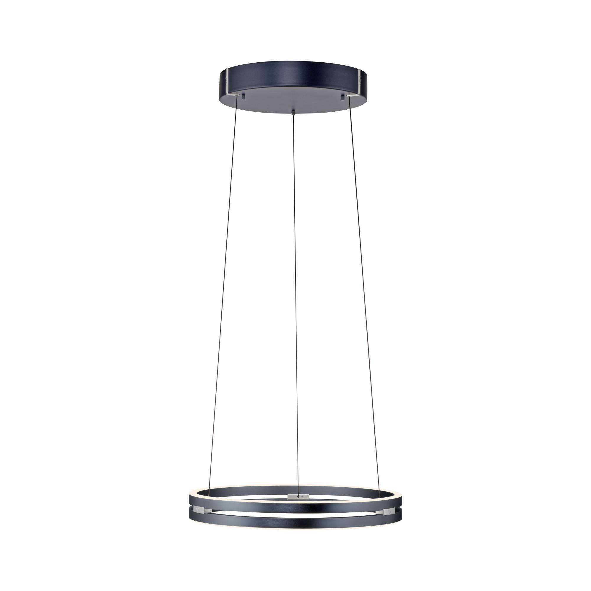 Lampa wisząca PURE E-LOOP 2550-15 oprawa w kolorze szarym + pilot - Paul Neuhause