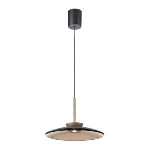 Lampa wisząca PURE E-MOON 2195-97 oprawa w kolorze brązowym + pilot - Paul Neuhause