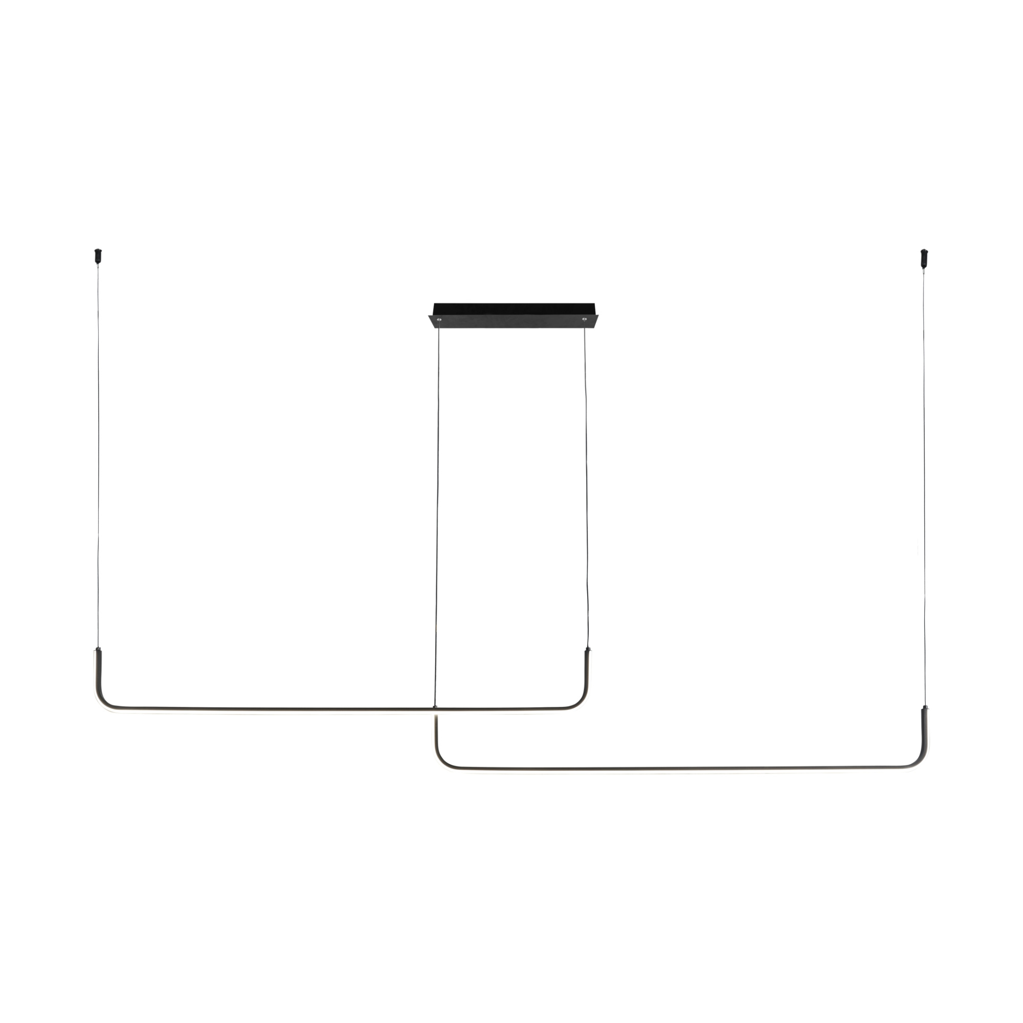 Lampa wisząca RIKE 2023199-BK oprawa w kolorze czarnym - Zuma Line