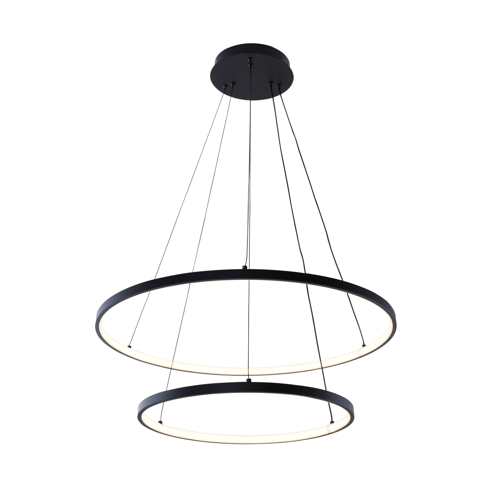 Lampa wisząca BRENO 18140BK-2 oprawa w kolorze czarnym - Zuma Line