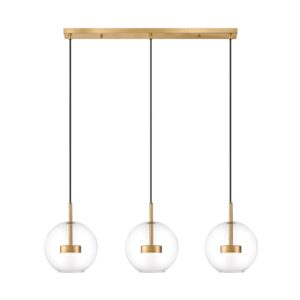 Lampa wisząca ENCELADUS P0428-03J-L4AC oprawa w kolorze złotym - Zuma Line
