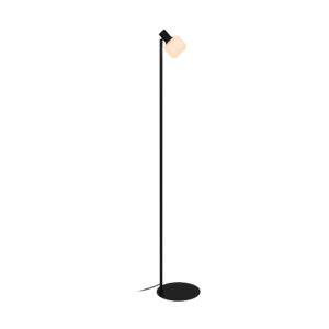 Lampa podłogowa STEM R5021009A-1F oprawa w kolorze czerni i bieli - Zuma Line
