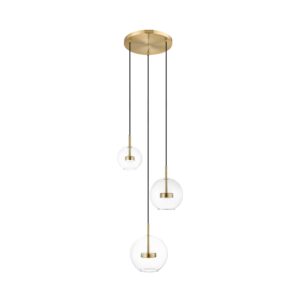 Lampa wisząca ENCELADUS P0428-03L-L4AC oprawa w kolorze złotym - Zuma Line