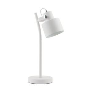 Lampka biurkowa DRACO A2038-SWH oprawa w kolorze bieli i chromu - Zuma Line