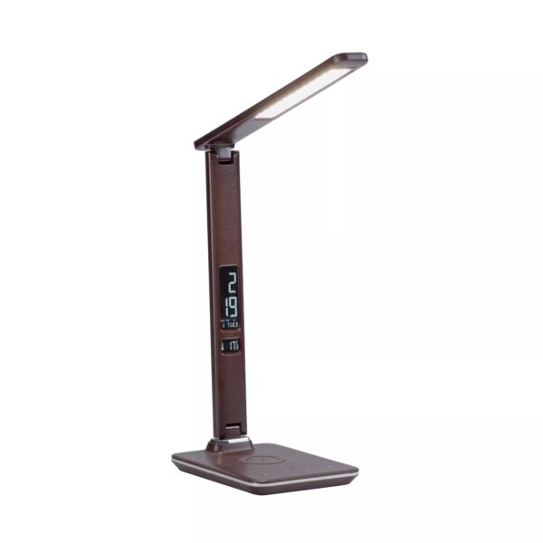Lampa biurkowa ADRIANO 4595-23 oprawa w kolorze brązowym - Paul Neuhause