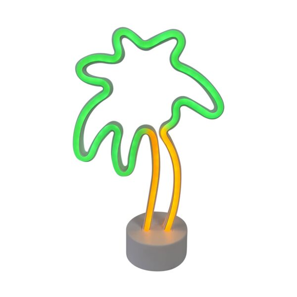 Lampa dekoracyjna neon PALM TREE FM-NB32 wielokolorowa oprawa - Zuma Line