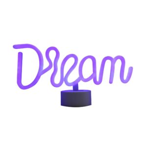 Lampa dekoracyjna neon DREAM FM-JNL33 oprawa w kolorze fioletowym - Zuma Line