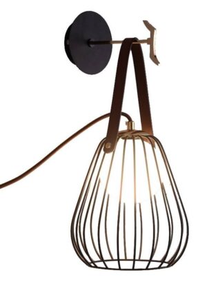 Kinkiet BACOLI LP-1212/1W BK oprawa w kolorze czarnym - Light Prestige