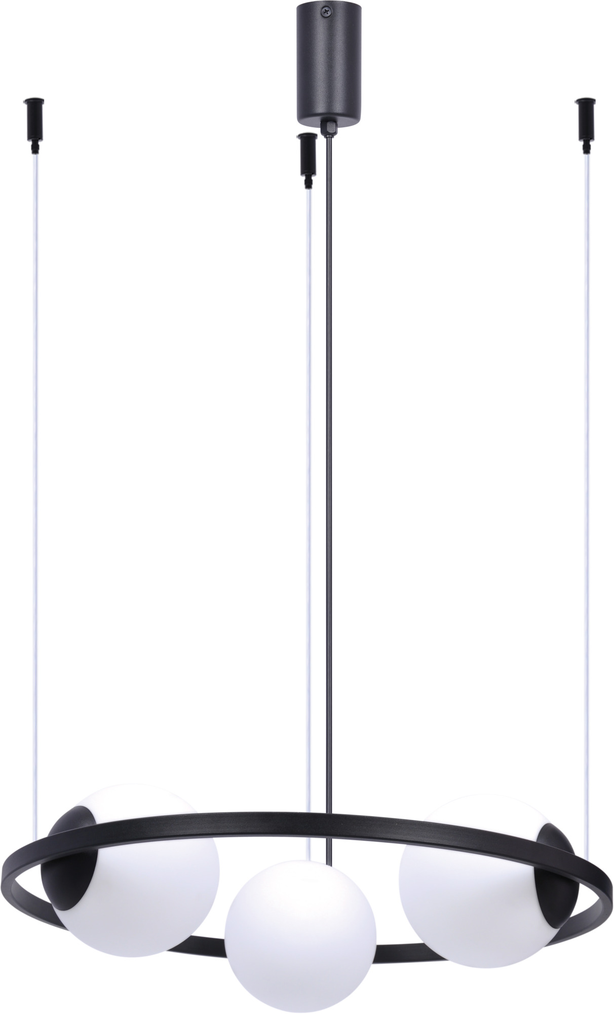 Lampa wisząca ORBIT 3 PENDANT LAMP 5004 oprawa w kolorze czarnym - Zuma Line