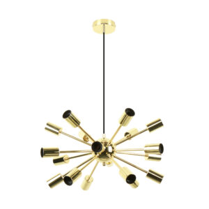 Lampa wisząca MANDI A8181-18-GD oprawa w kolorze złotym - Zuma Line