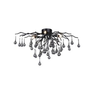 Lampa sufitowa ICICLE 8090-18 oprawa w kolorze czarnego chromu - Paul Neuhause