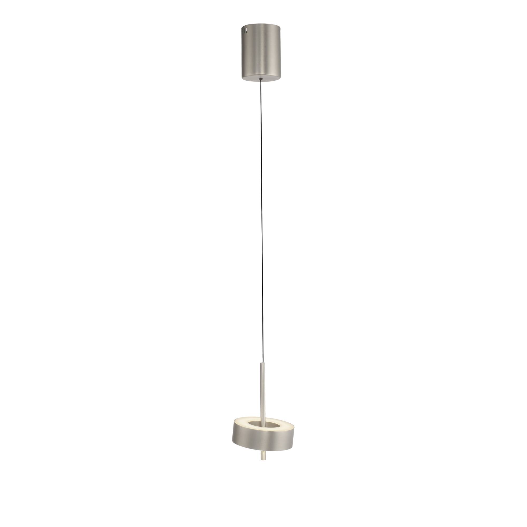 Lampa wisząca Q-ROTATE 2247-95 oprawa w kolorze aluminium + pilot - Paul Neuhause