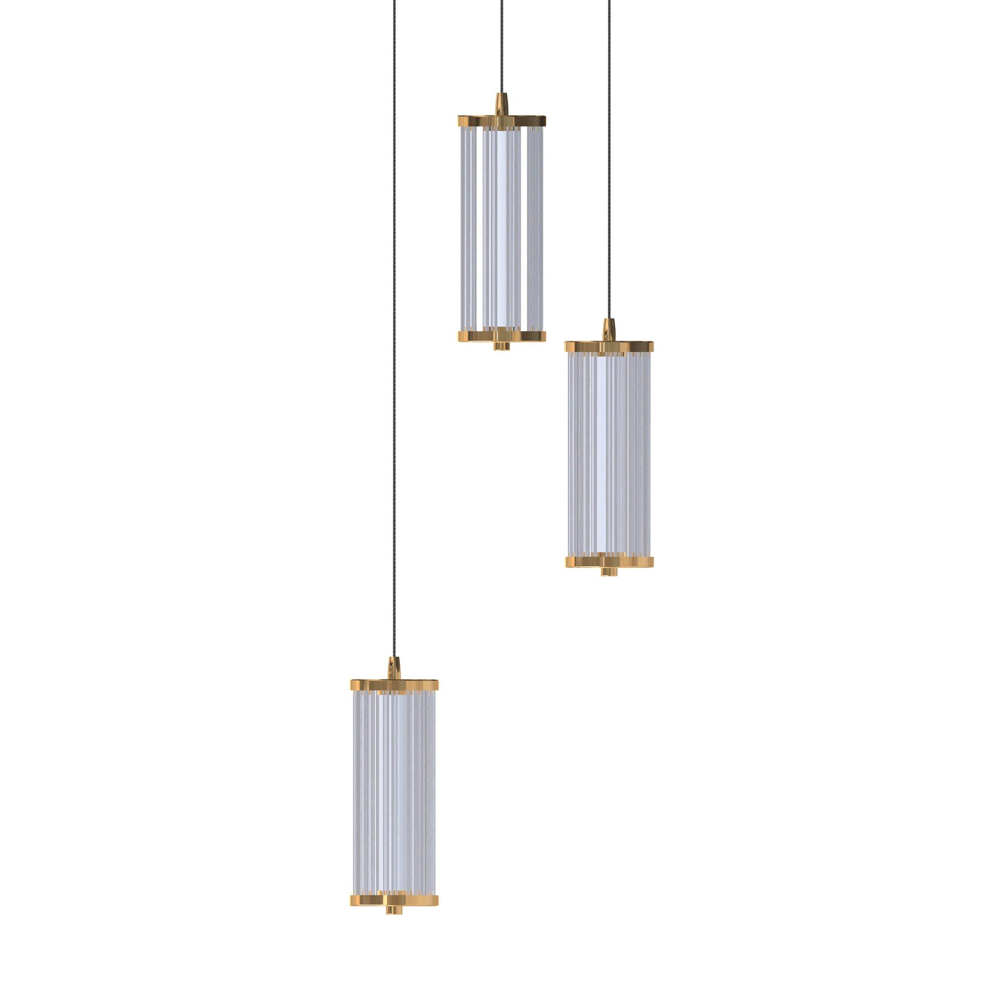 Lampa wisząca CALLY MD3147-3A-3GT oprawa w kolorze złotym - Zuma Line - obrazek 2