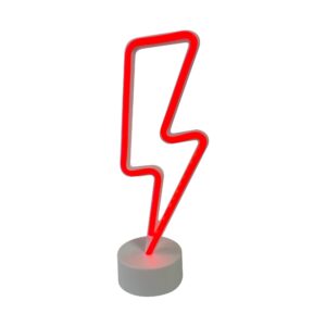 Lampa dekoracyjan neon LIGHTNING FM-NB28 oprawa w kolorze czerwonym - Zuma Line
