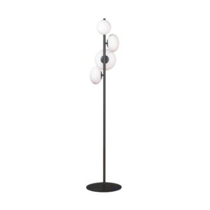 Lampa podłogowa OMI 1176 oprawa w kolorze czarnym - Zuma Line