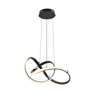 Lampa wisząca INDIGO MD9717-1-3BCD oprawa w kolorze czerni srebra i złota - Zuma Line