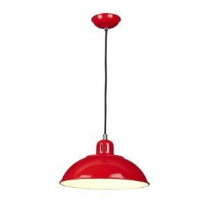 Lampa wisząca FRANKLIN FRANKLIN-P-RED oprawa w kolorze czerwonym - Elstead Lighting