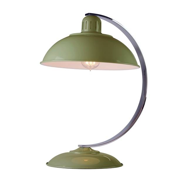 Lampa biurkowa Franklin zielona oprawa w nowoczesnym stylu - Elstead Lighting