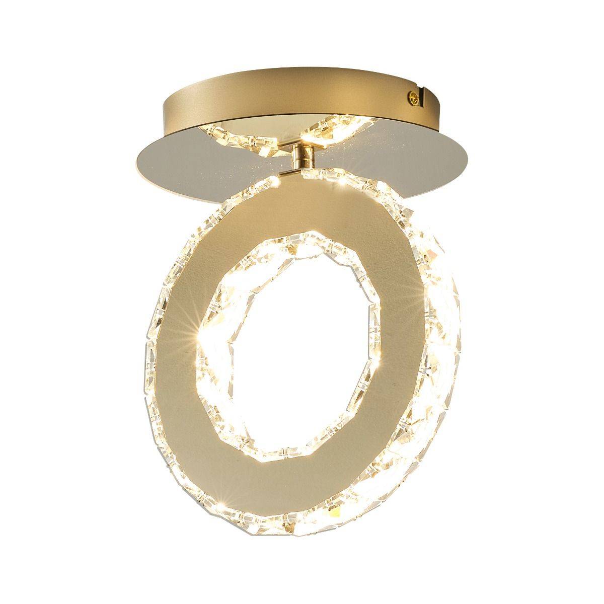 Lampa sufitowa GIRONA MX3713-1-3GT oprawa w kolorze złotym - Zuma Line - obrazek 3